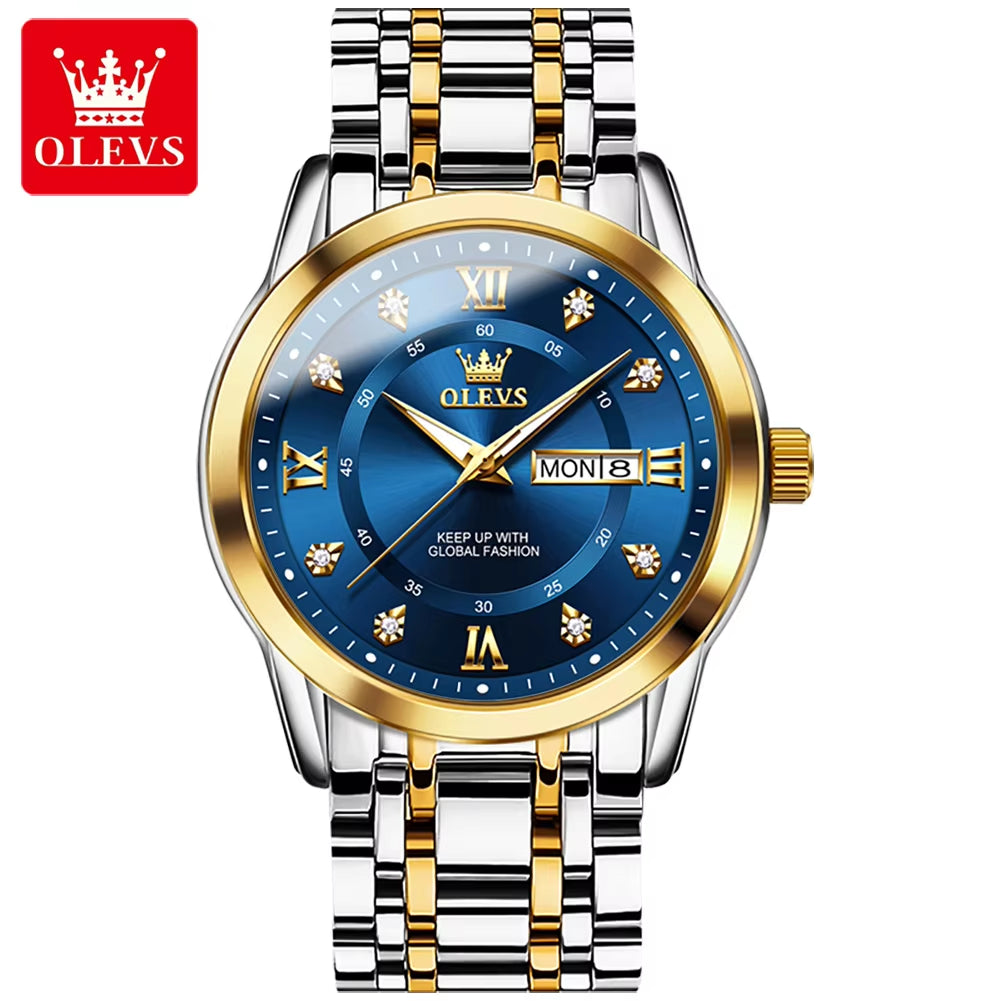 5513 Luxury Men's Quartz Watch - Water Resistant Brand Timepiece