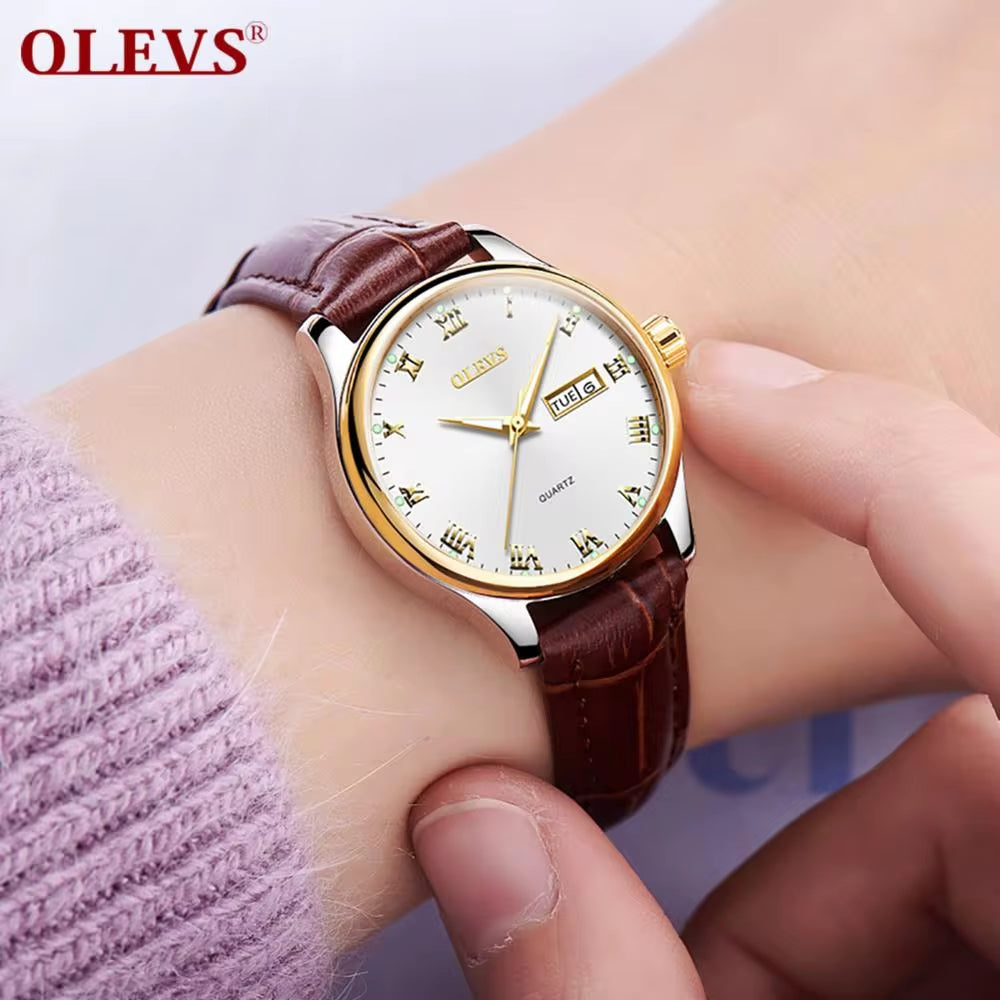 5568 Custom LOGO Fashion Casual Quartz Watch Unisex Watch Water Resistant Feature Watch for Men and Women