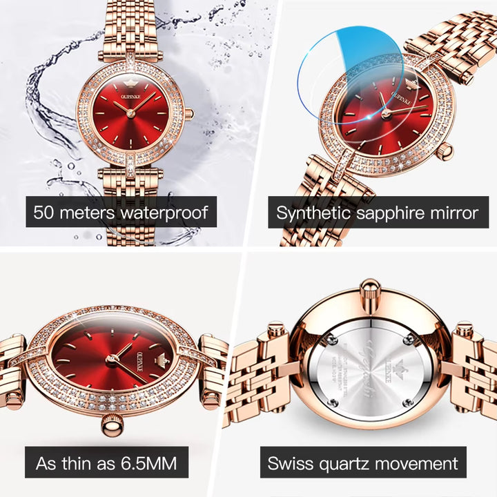 3191Oem Luxury Waterproof Women'S Watches Brand Luxury Fashion Ladies Customized Wrist Watch High Quality Quartz Watch