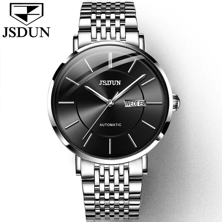 8835 Men Hand Watch Luxury Men Automatic Mechanical Watch Stainless Steel Band Date Timepiece Clock for Men