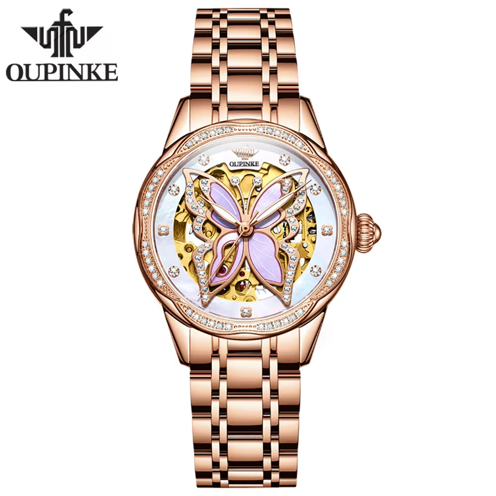 3239 Series Mechanical Skeleton Watches Women Wrist Luxury Watch Custom Logo Women Ladies Watches Brands Luxury