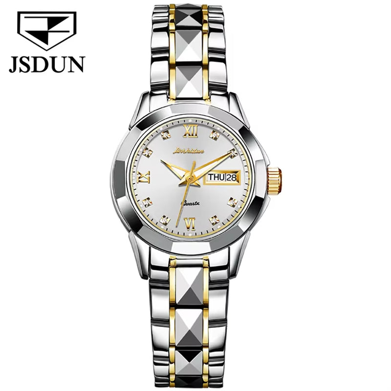 8813Women Factory Hot Sales Japanese Movement Classic Fashion Stainless Steel Waterproof Mechanical Watch