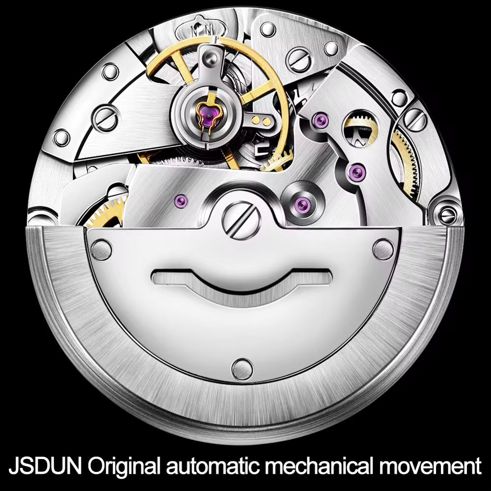 8835 Men Hand Watch Luxury Men Automatic Mechanical Watch Stainless Steel Band Date Timepiece Clock for Men