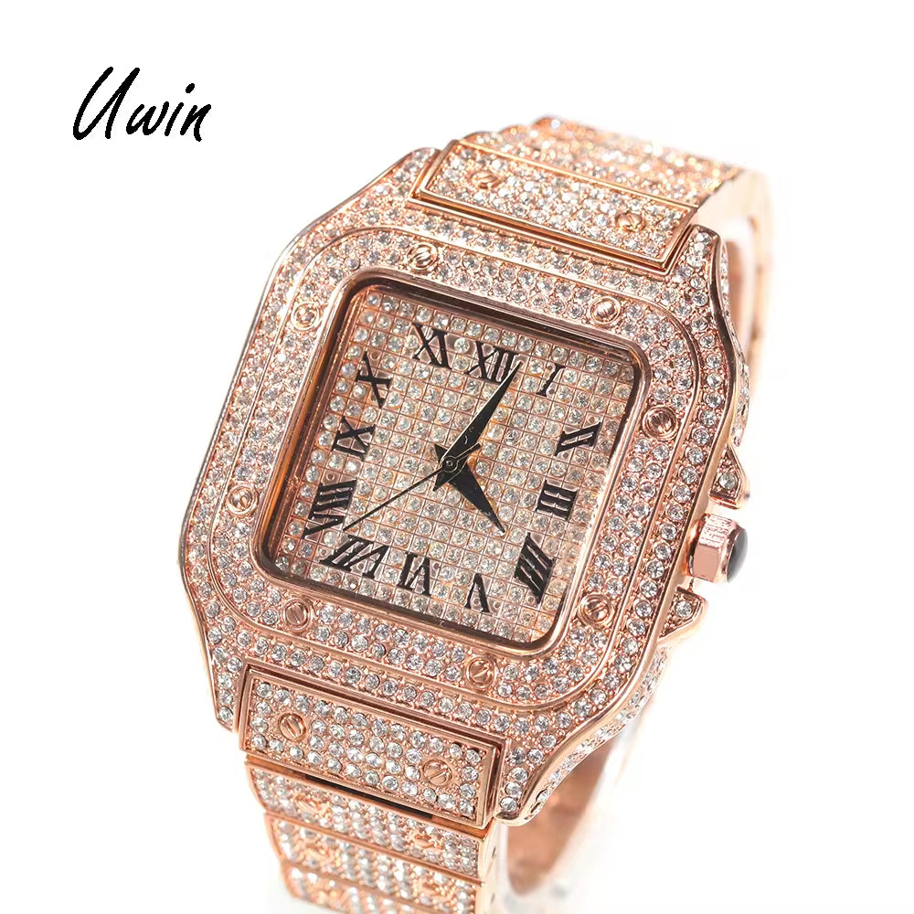 2024 Luxury Iced Out Hip Hop Watches for Men and Women