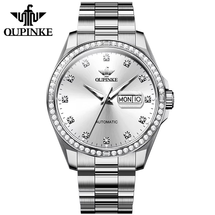 3261OEM ODM High Quality Watch Men Luxury Stainless Steel Sapphire Glass Waterproof Mechanical Watch