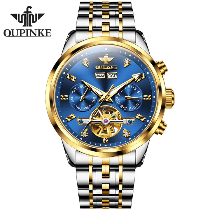 3248 Custom Luxury Fashion Relojes Hombre Montre Homme Wrist Watch Skeleton Skeleton Automatic Movements Mechanical