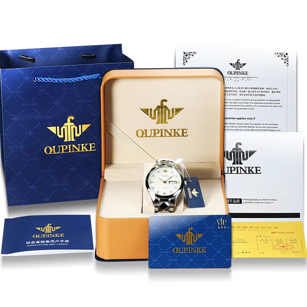 3168 Luxury Waterproof Mechanical Wristwatch for Men with Custom Logo and High-Quality OEM Design