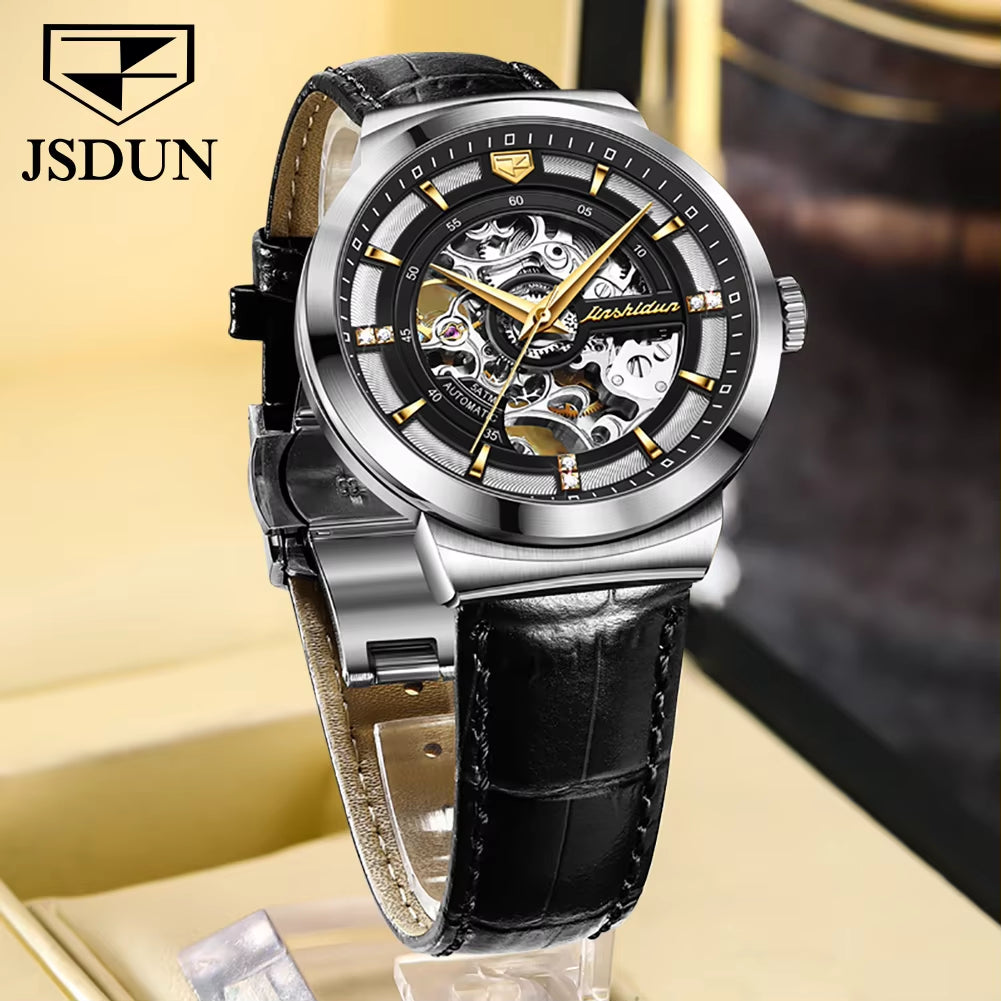 8916 Watch Tourbillon Waterproof Fashion Trend Mechanical Watch Men Belt Watch