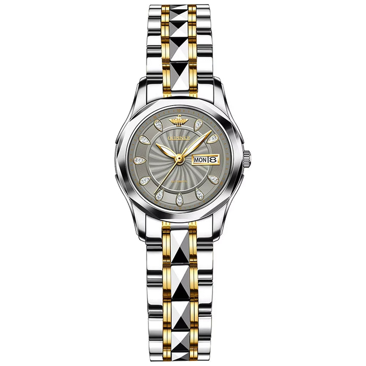 Oupinke 3172 Custom Logo Color Stainless Steel Waterproof Mechanical Wholesale Women Wrist Luxury Watches