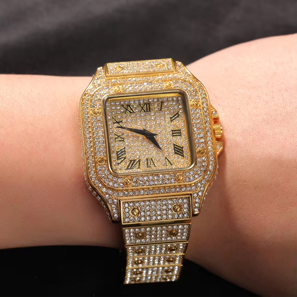 2024 Luxury Iced Out Hip Hop Watches for Men and Women