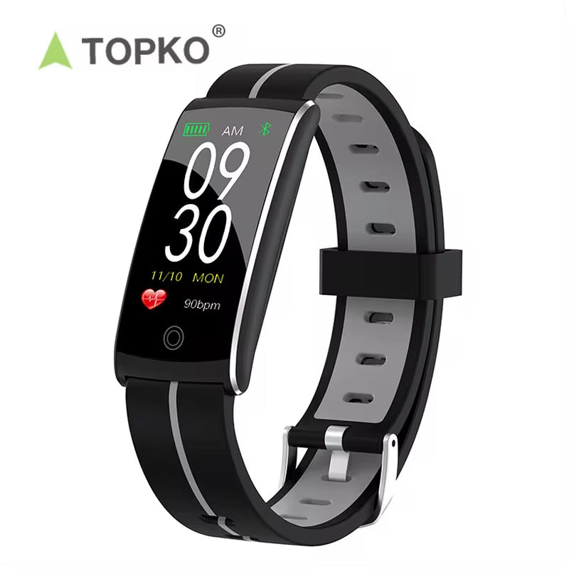 TOPKO Brand New Blood Pressure Monitor Fitness Tracker Sport Smart Watch Bracelet