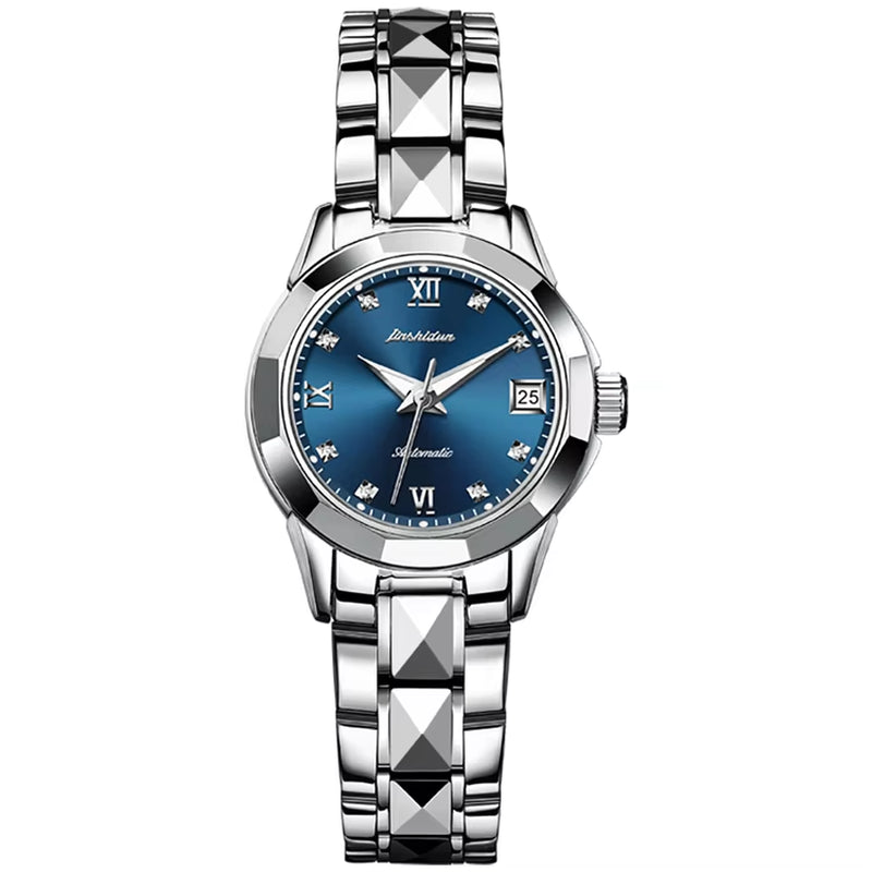 8813Women Factory Hot Sales Japanese Movement Classic Fashion Stainless Steel Waterproof Mechanical Watch