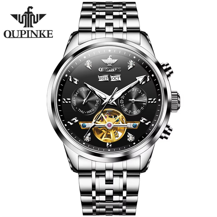 3248 Custom Luxury Fashion Relojes Hombre Montre Homme Wrist Watch Skeleton Skeleton Automatic Movements Mechanical