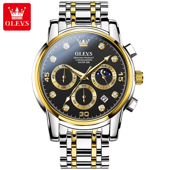 2889 Men's Luxury Imported Quartz Watch with Band