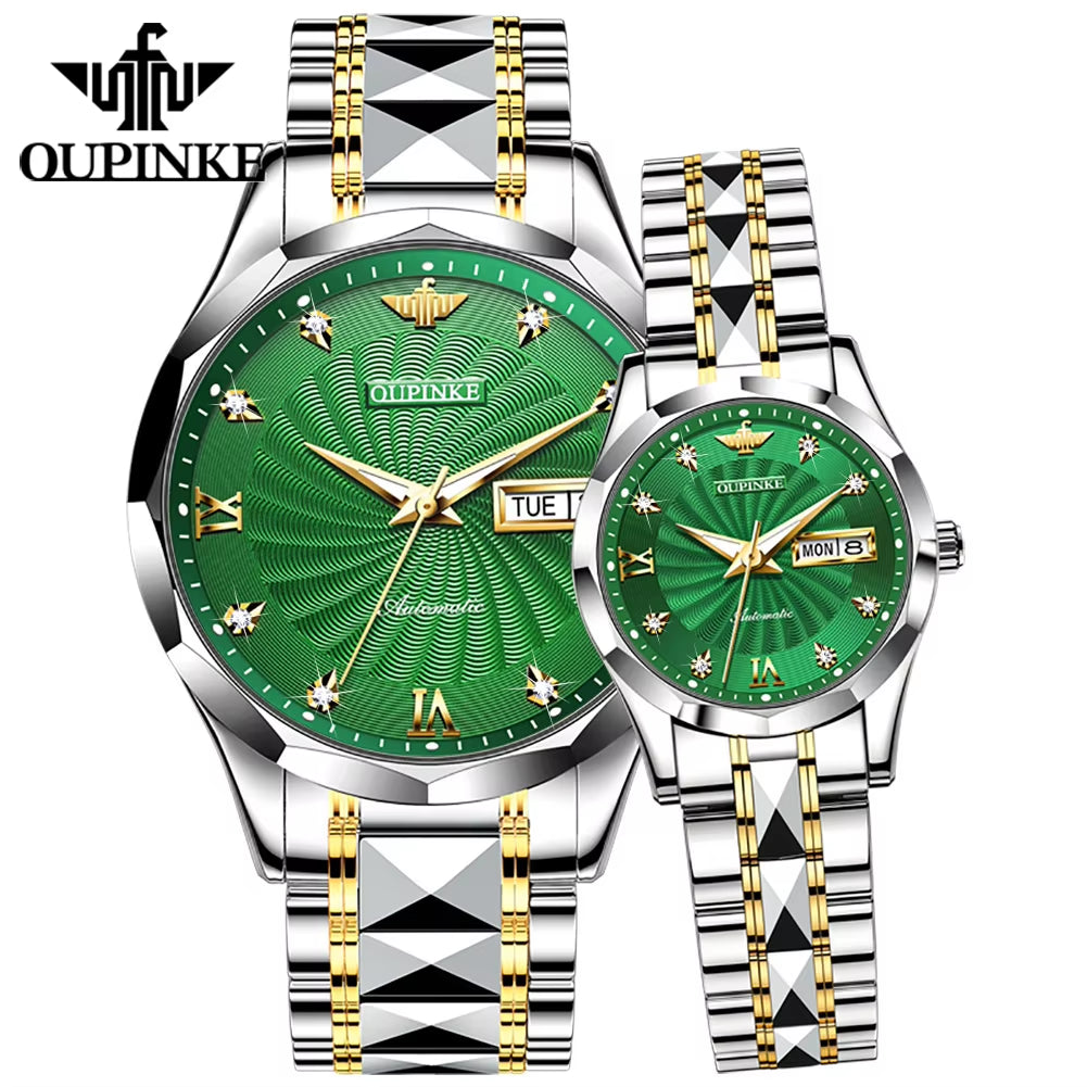 3169 Lovers Waterproof Custom Logo Low MOQ High Quality Simple Luxury Original Brand Couple Men Women Mechanical Watch