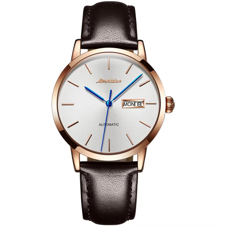 8812 Oem Watch Promotional Japanese Movement Stainless Steel Leather Waterproof Automatic Mechanical Wrist Watch