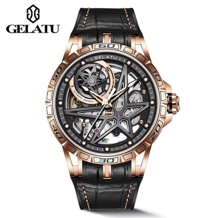 6009 Quality Mechanical Chronograph Luxury Mens Date 5 Atm Solid 316L Stainless Steel Water Resistant Waterproof Watches