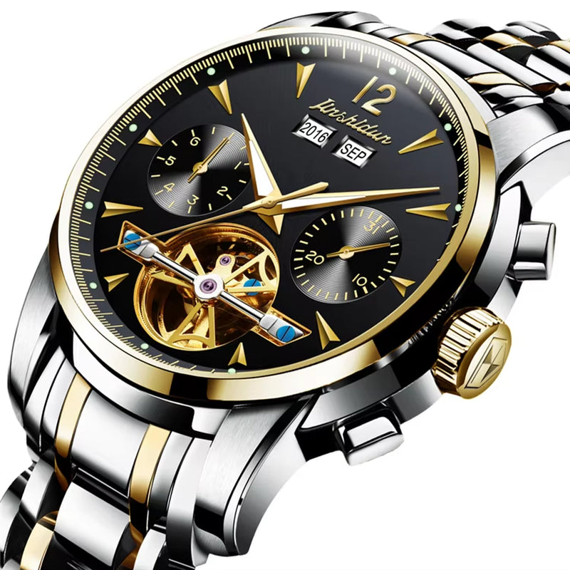 8738 Hot Oem Custom Chinese Fashion Manufacturer Luxury Watch Men Stainless Steel Waterproof Mechanical Watch