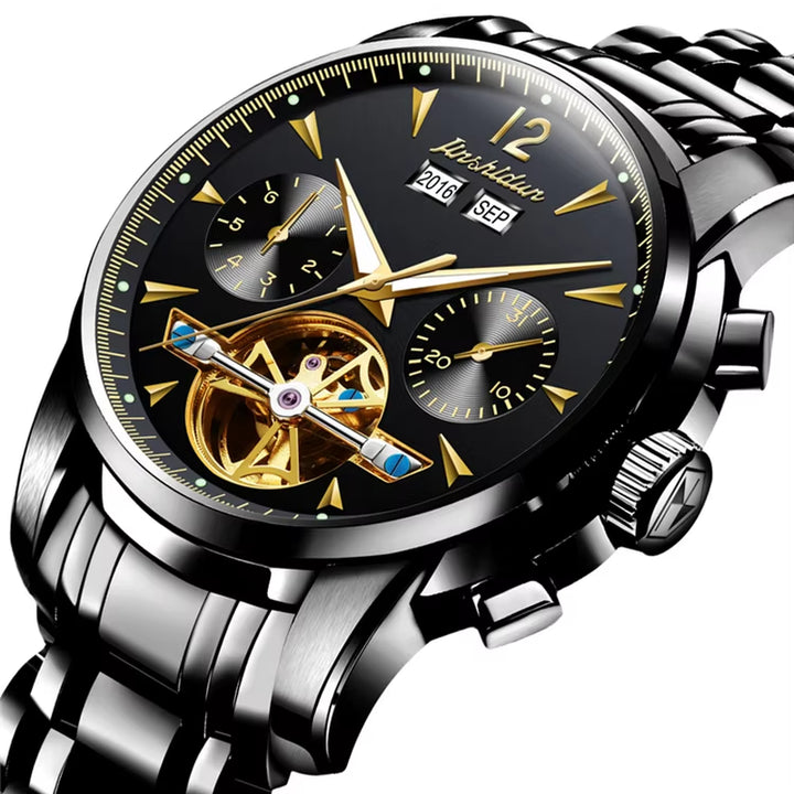 8738 Hot Oem Custom Chinese Fashion Manufacturer Luxury Watch Men Stainless Steel Waterproof Mechanical Watch