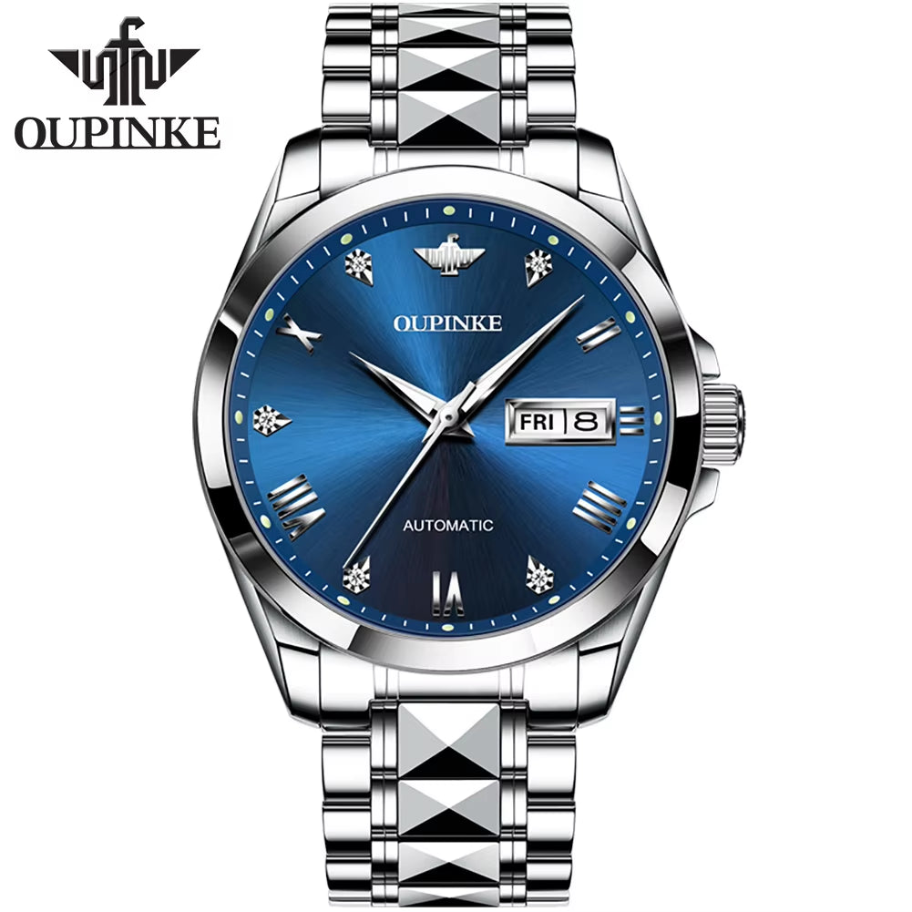 3171 Watch Men Simple Brand Multi-Function Stainless Steel Automatic Mens Mechanical Watches Men