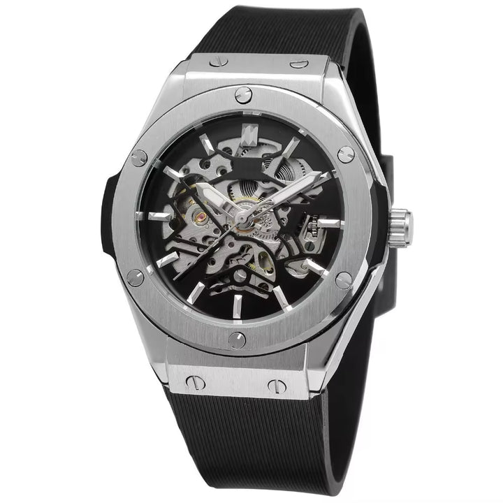 Men's Custom Logo Tourbillon Automatic Mechanical Luxury Wristwatch