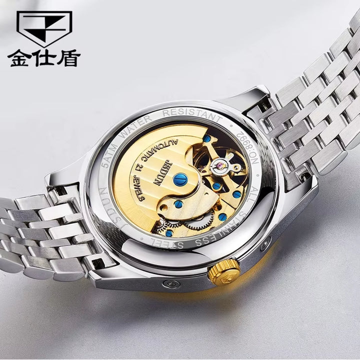 8992 New Style Lower Price Original Movement Stainless Steel Length 21Cm Dial Diameter 40Mm Waterproof Mechanical Watch