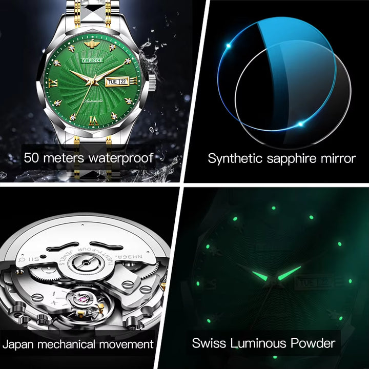 3169 Lovers Waterproof Custom Logo Low MOQ High Quality Simple Luxury Original Brand Couple Men Women Mechanical Watch