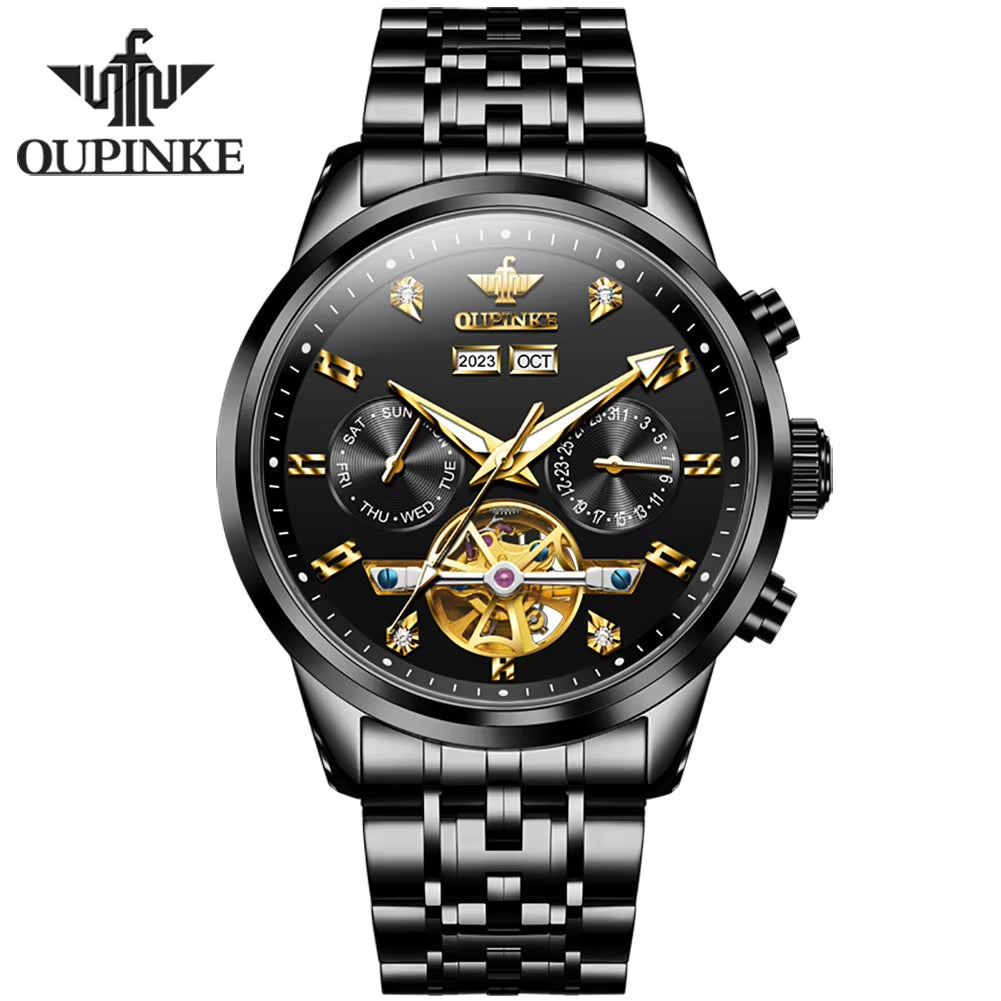 3248 Custom Luxury Fashion Relojes Hombre Montre Homme Wrist Watch Skeleton Skeleton Automatic Movements Mechanical