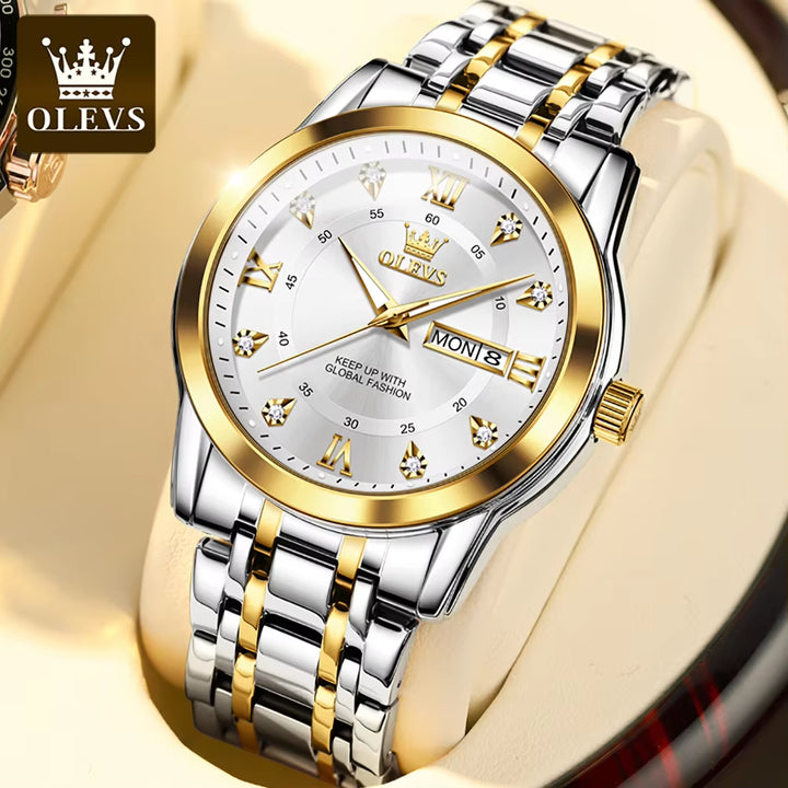 5513 Luxury Men's Quartz Watch - Water Resistant Brand Timepiece