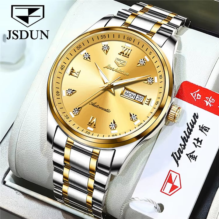 8763 Wholesale Reloj OEM Original Movement Stainless Steel Sports Fashion Casual Luxury Mechanical Mens Wrist Watch