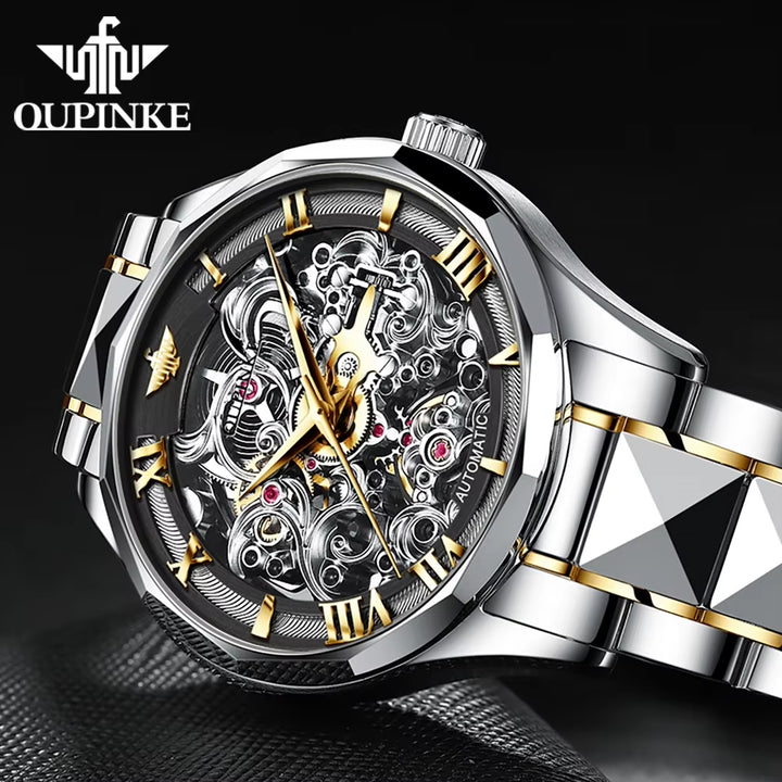 3168 Luxury Waterproof Mechanical Wristwatch for Men with Custom Logo and High-Quality OEM Design