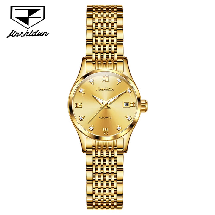 JSDUN 8807 OEM Famous Brand Stainless Steel New Factory Wholesale Luxury Watch Custom Logo Automatic Mechanical Watch