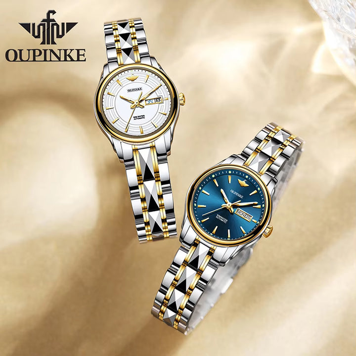 3170 Brand Luxury Women Mechanical Watches Men Sport Casual Fashion White Watches Ladies Wrist Watches