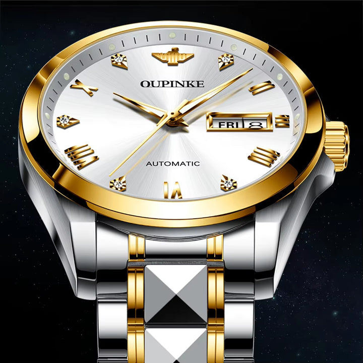 3171 Watch Men Simple Brand Multi-Function Stainless Steel Automatic Mens Mechanical Watches Men