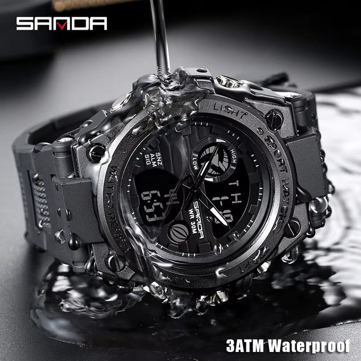 Men's Fashion LED Waterproof Digital Sports Watch - Wholesale Factory Wristwatch