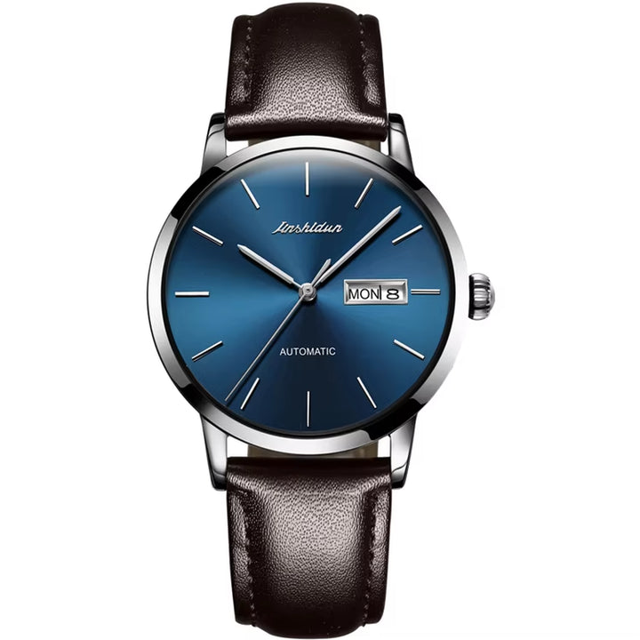 8812 Oem Watch Promotional Japanese Movement Stainless Steel Leather Waterproof Automatic Mechanical Wrist Watch