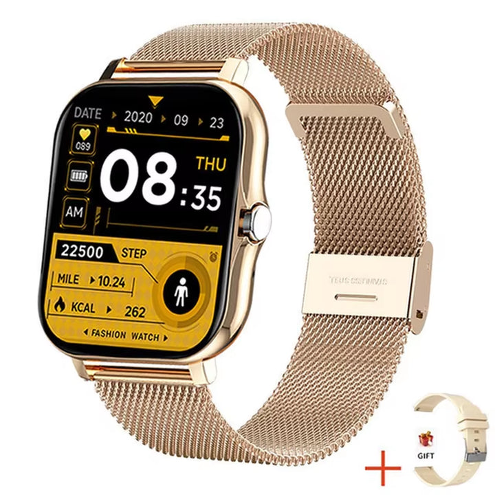 Premium Smart Watch for Men and Women - Full Touch Screen Sports Fitness Tracker with Bluetooth Calling Capability