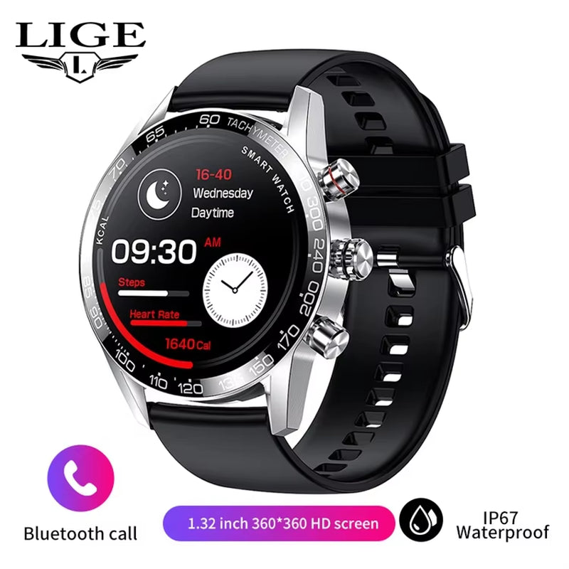 Men's Business Smartwatch with HD Display and Smart Calling Features