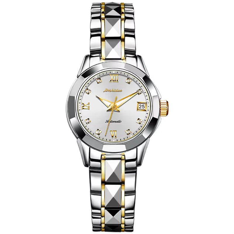 8813Women Factory Hot Sales Japanese Movement Classic Fashion Stainless Steel Waterproof Mechanical Watch