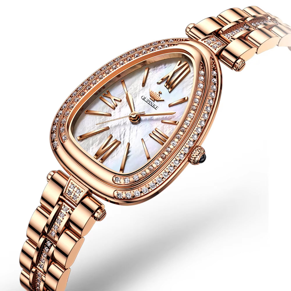 Oupinke 3192 Brand Oval Watches Waterproof Customized Wrist Watch High Quality Women Wrist Watch