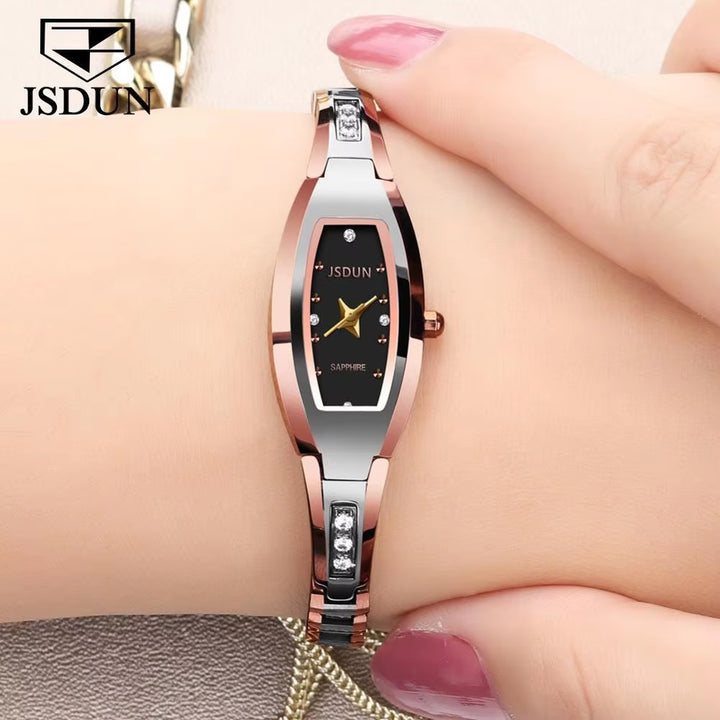 6530 Women Fashion Popular Automatic Mechanical Wristwatch Steel Band Waterproof Beatiful Dress Gift Watch for Women 2020