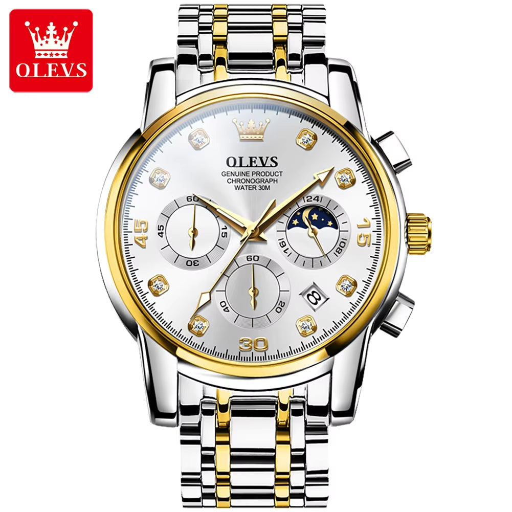 2889 Men's Luxury Imported Quartz Watch with Band