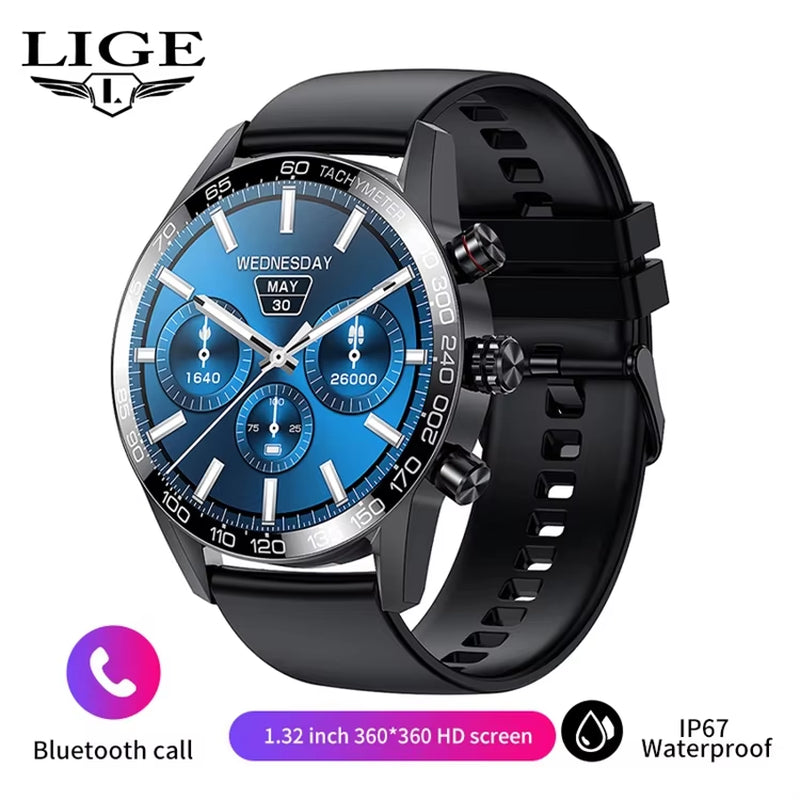 Men's Business Smartwatch with HD Display and Smart Calling Features