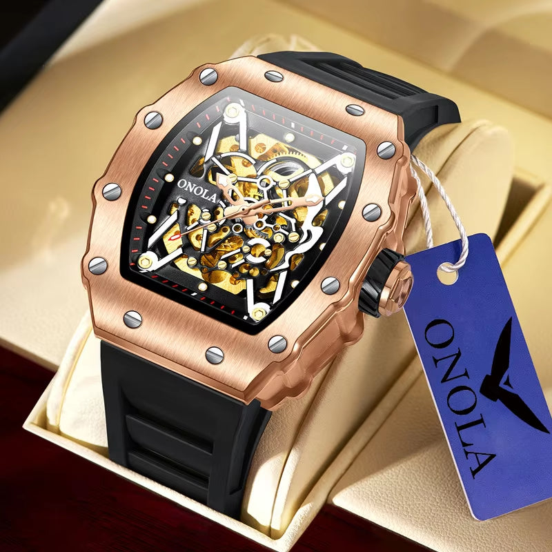 Brand 3829 Hot Sale Luxury Quartz Watches for Men Gold Watch