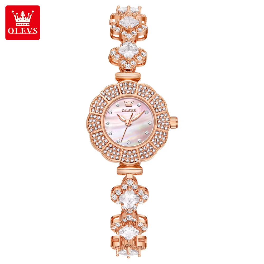 9813 Fashion High-Grade Ins Design Niche Mermaid Diamond Encrusted Women'S Watch