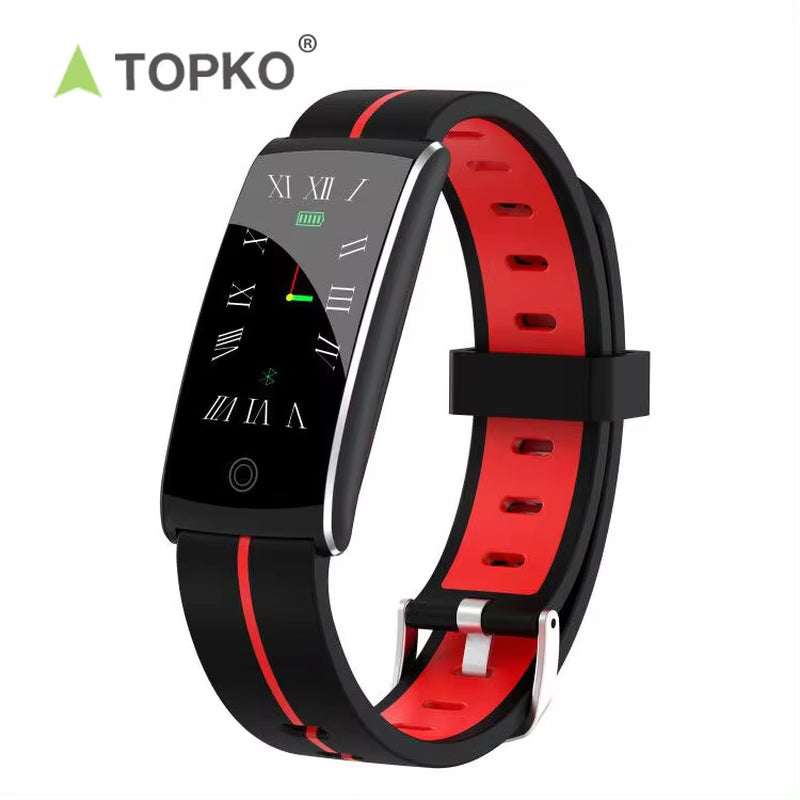 TOPKO Brand New Blood Pressure Monitor Fitness Tracker Sport Smart Watch Bracelet