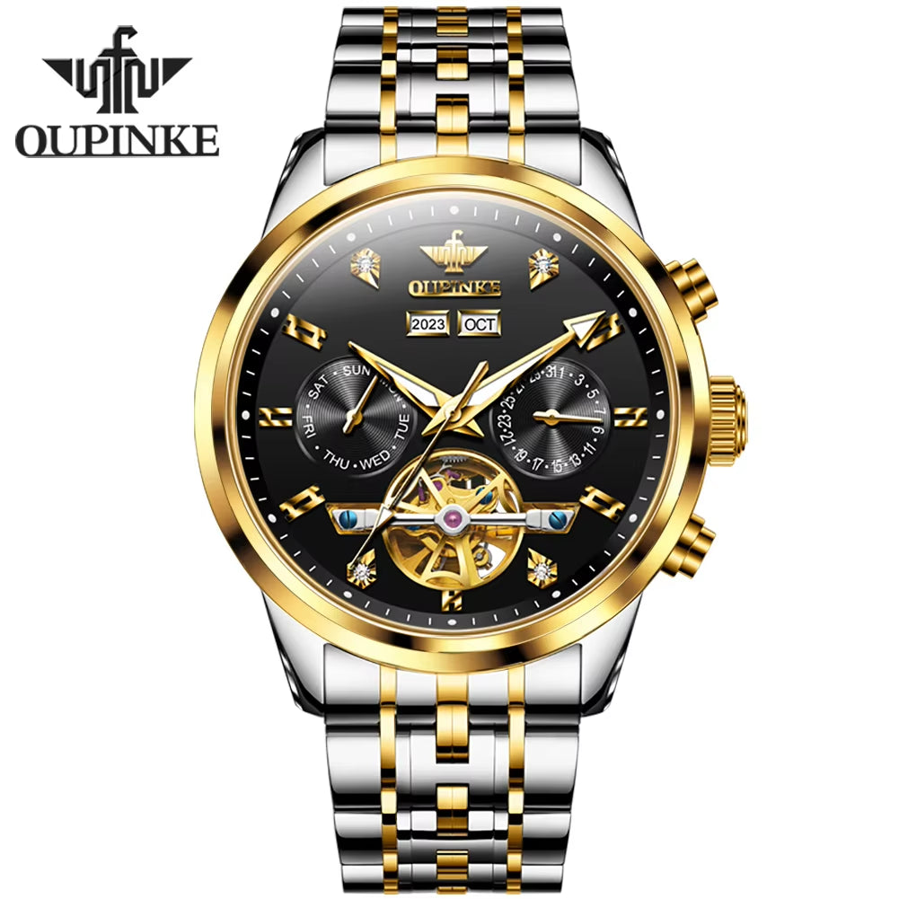 3248 Custom Luxury Fashion Relojes Hombre Montre Homme Wrist Watch Skeleton Skeleton Automatic Movements Mechanical