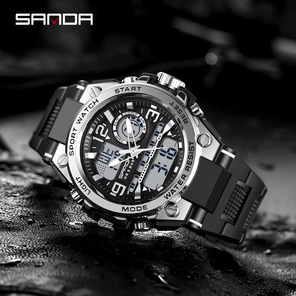 Men's Fashion LED Waterproof Digital Sports Watch - Wholesale Factory Wristwatch