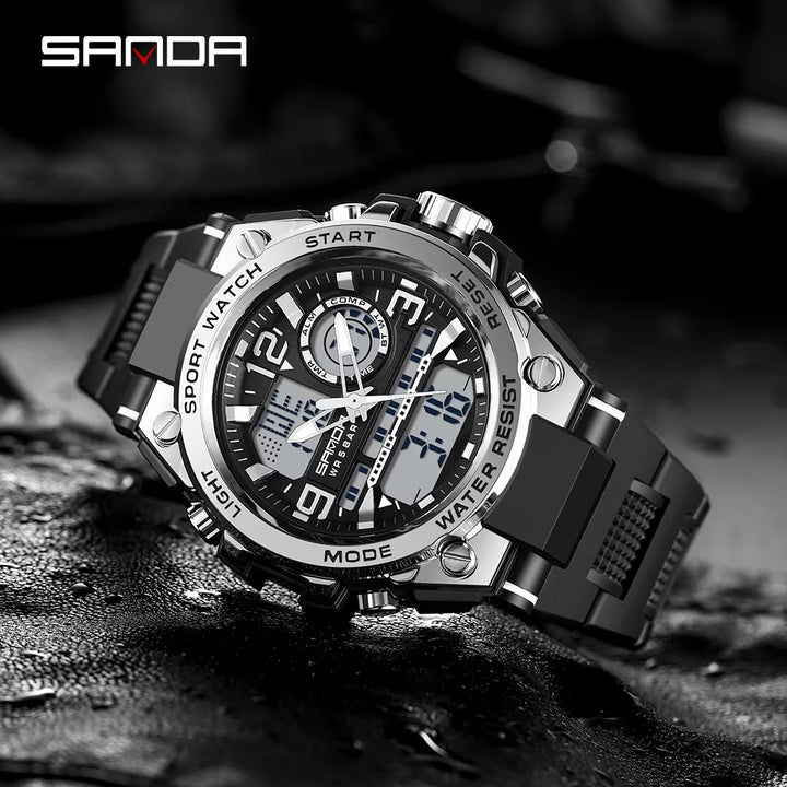 Men's Fashion LED Waterproof Digital Sports Watch - Wholesale Factory Wristwatch