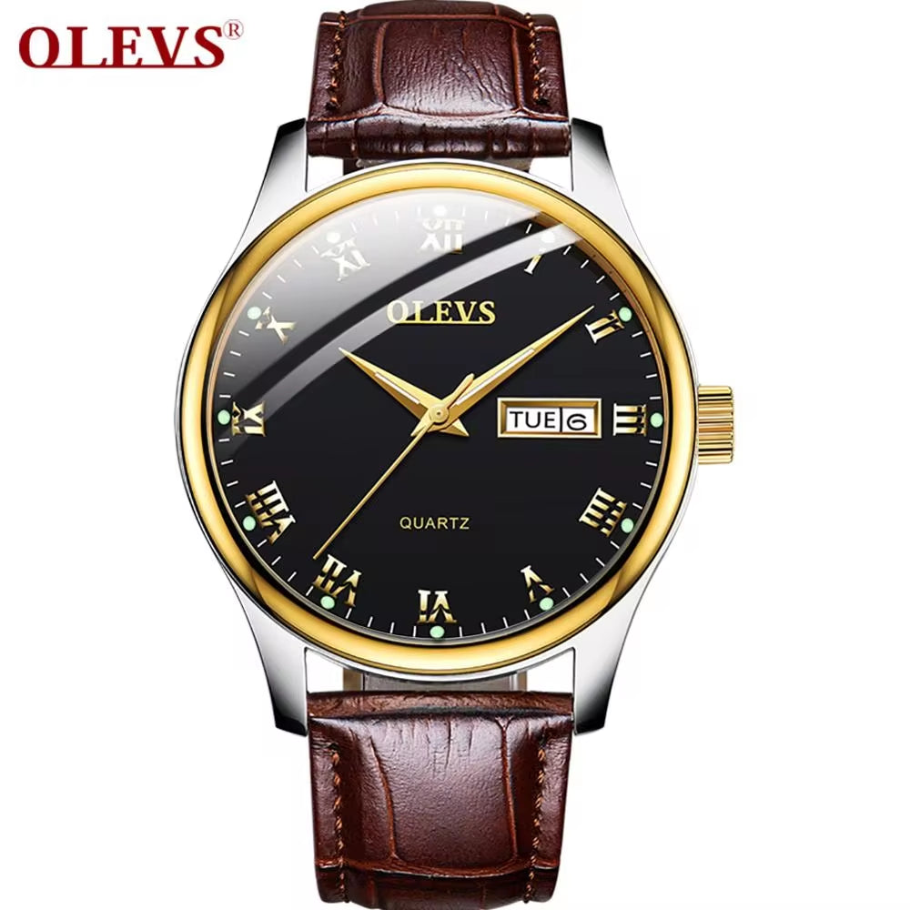 5568 Custom LOGO Fashion Casual Quartz Watch Unisex Watch Water Resistant Feature Watch for Men and Women